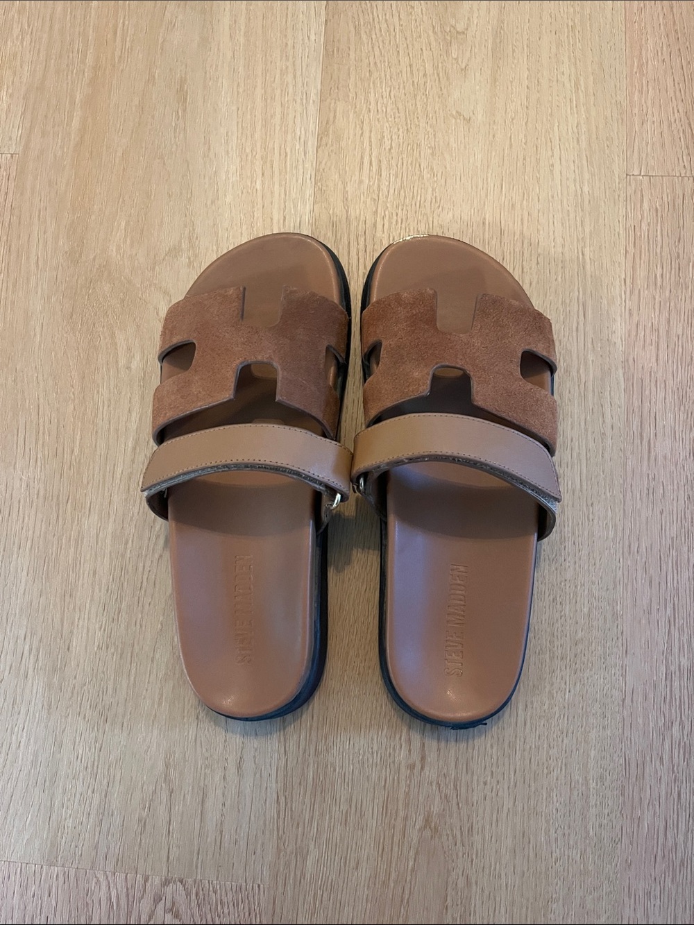 Steve Madden Mayven Suede Slide Sandals